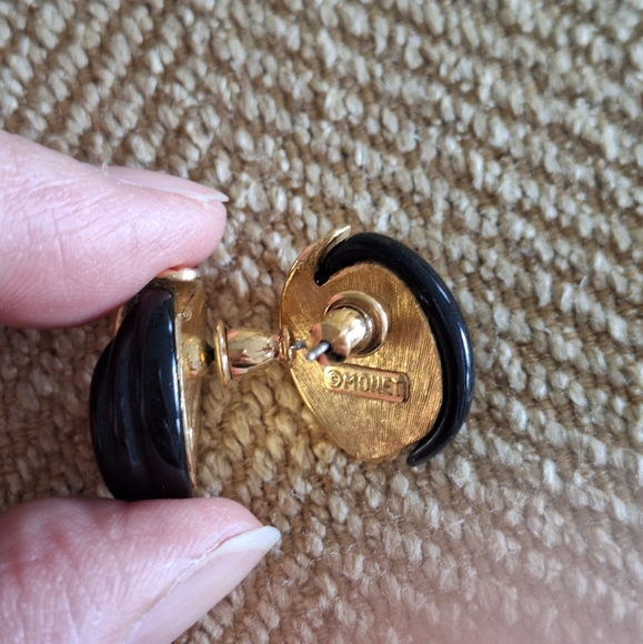 Vintage Monet Earrings - Picture 2 of 3